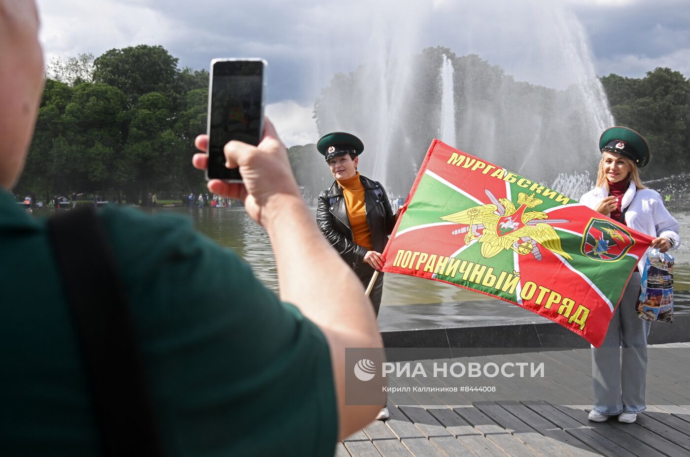 Празднование Дня пограничника в Москве