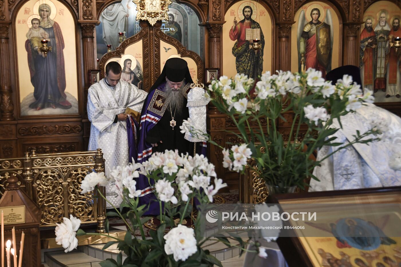 Первое богослужение в Бердянске в составе Русской православной церкви
