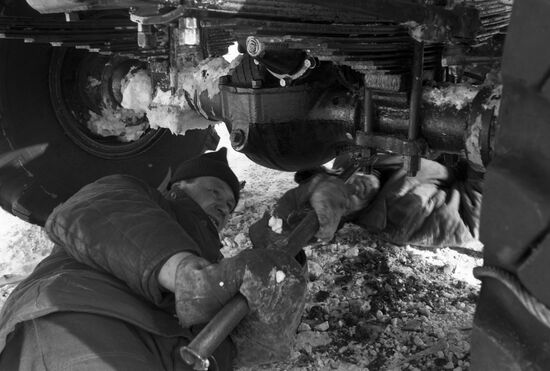 Артель старателей "Восток" на Джугджуре