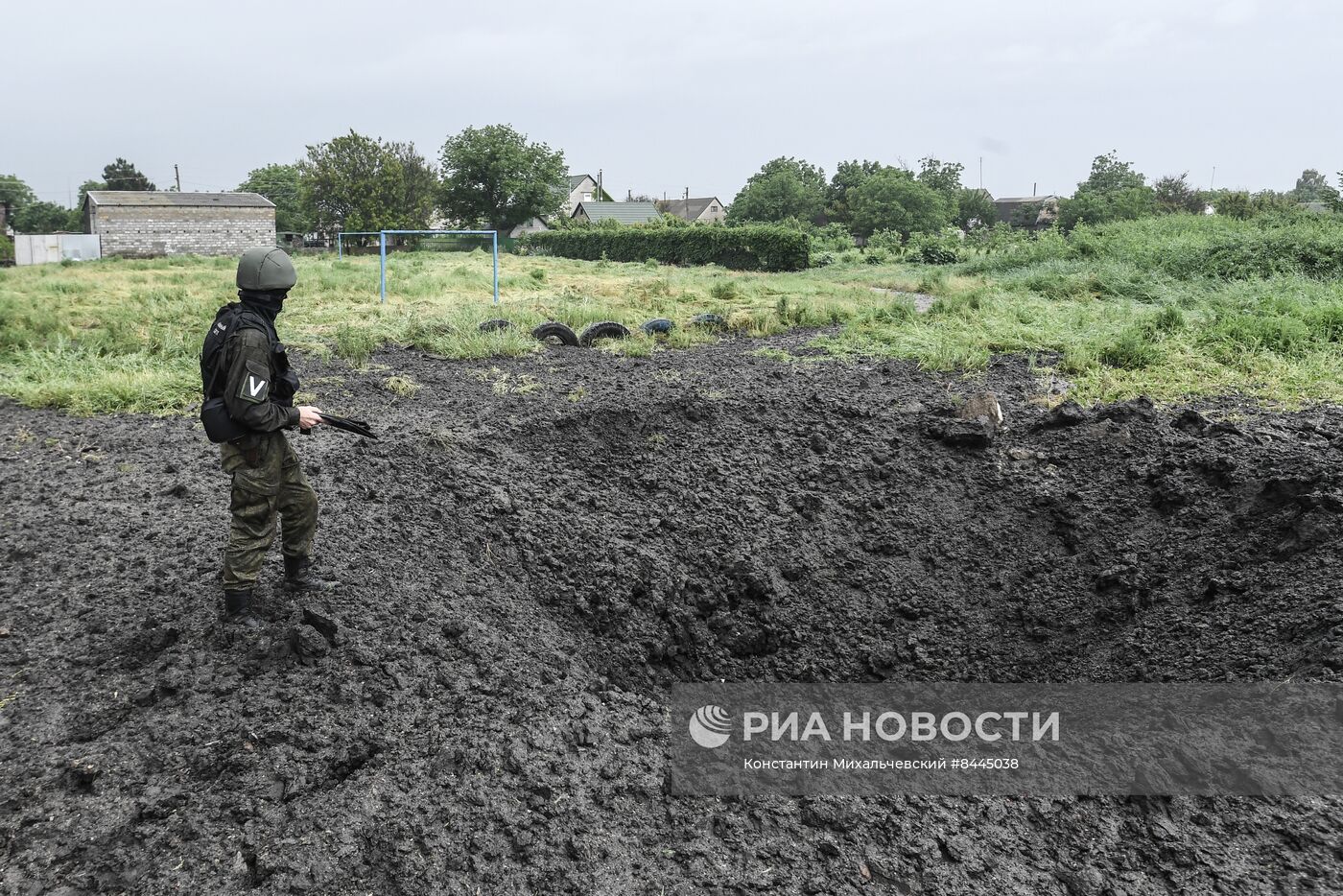 Последствия обстрелов в Запорожской области