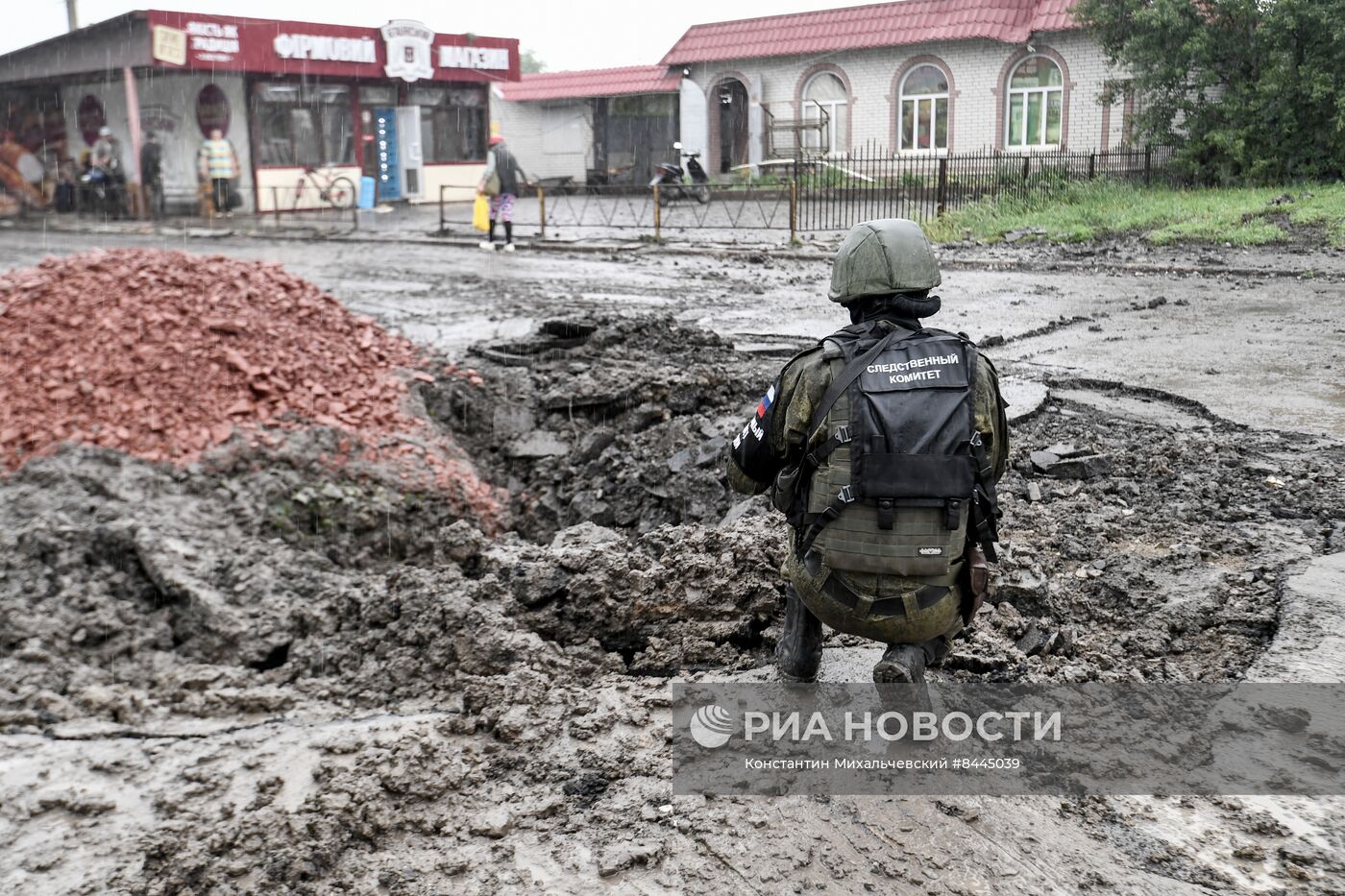 Последствия обстрелов в Запорожской области