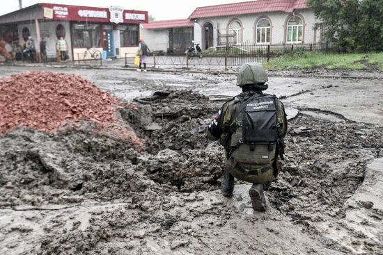 Последствия обстрелов в Запорожской области