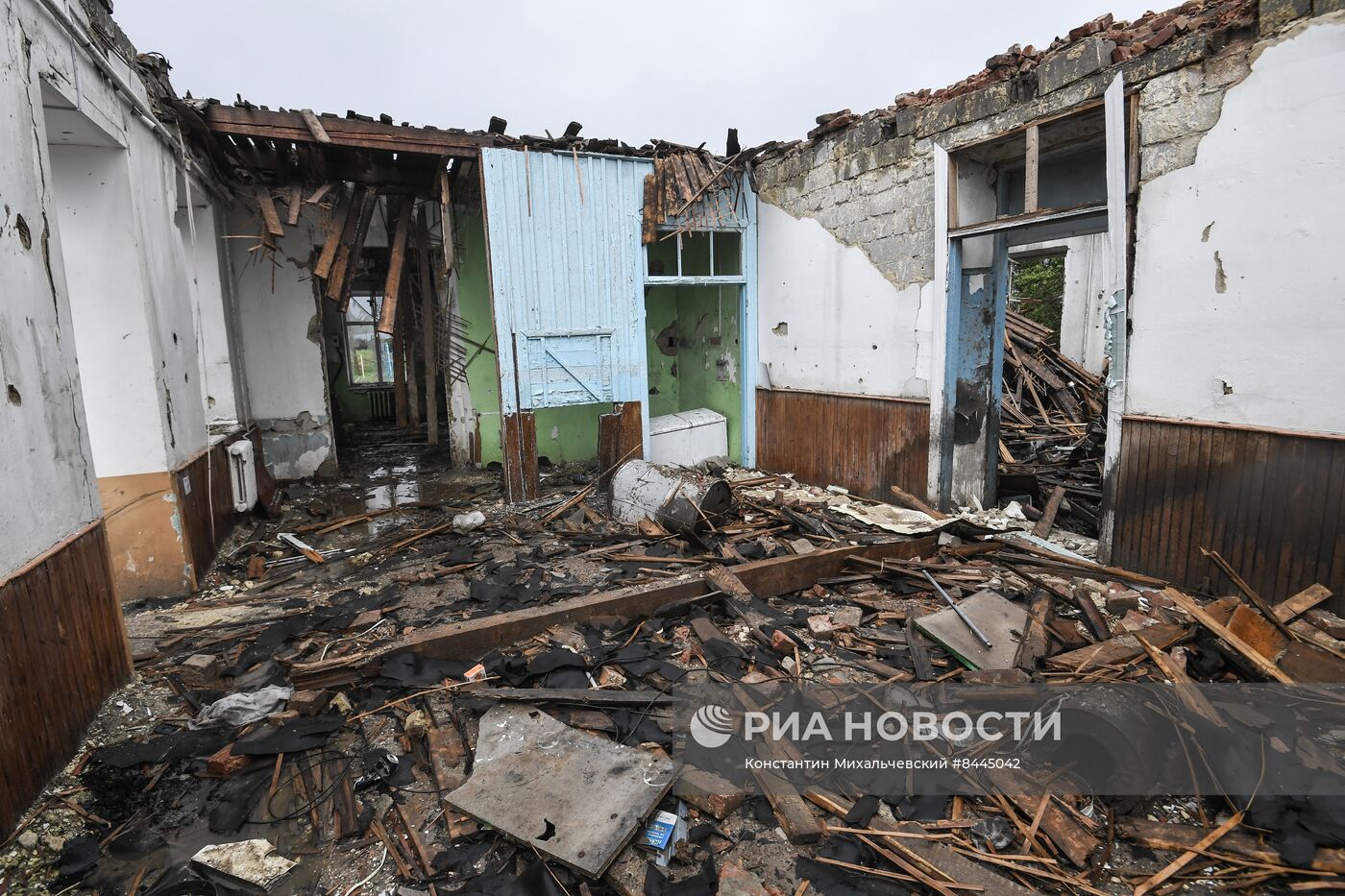 Последствия обстрелов в Запорожской области