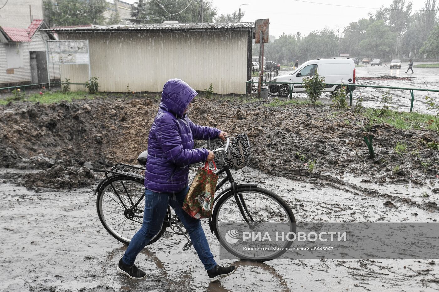 Последствия обстрелов в Запорожской области