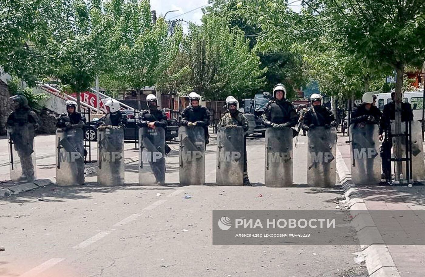 Оцепление на севере Косово