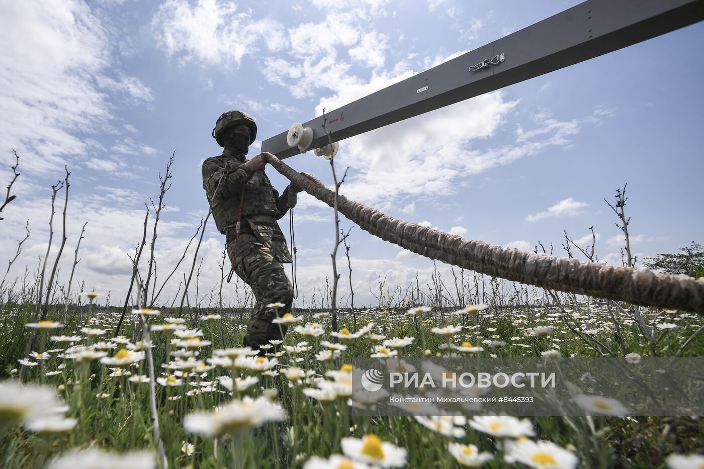 Работа расчёта БЛА Орлан-30 по разведке и обнаружению противника 