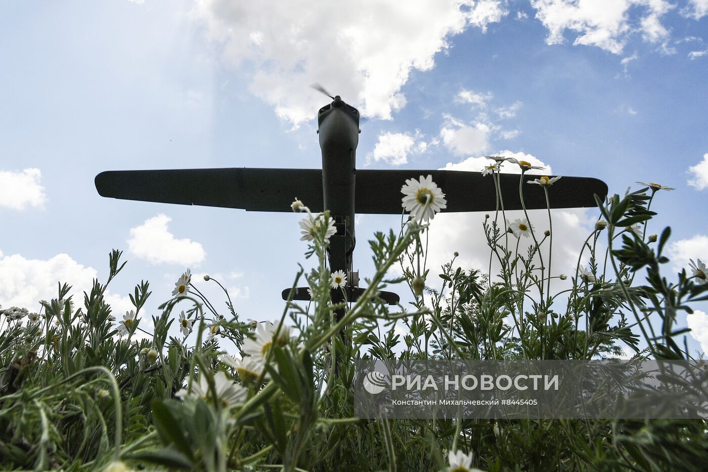 Работа расчёта БЛА Орлан-30 по разведке и обнаружению противника