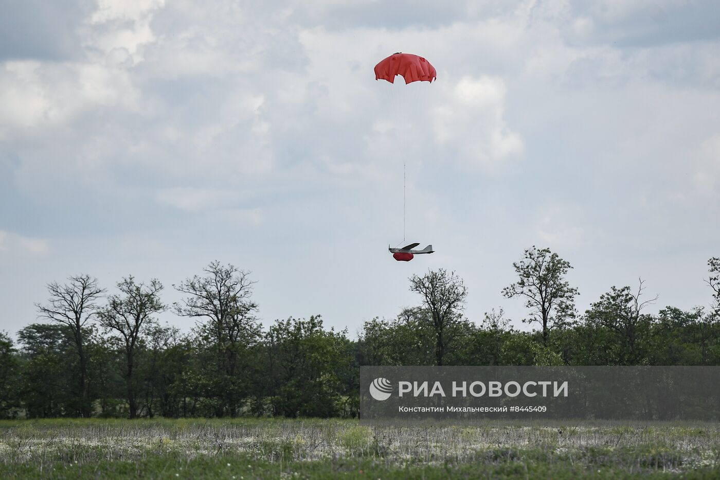 Работа расчёта БЛА Орлан-30 по разведке и обнаружению противника 