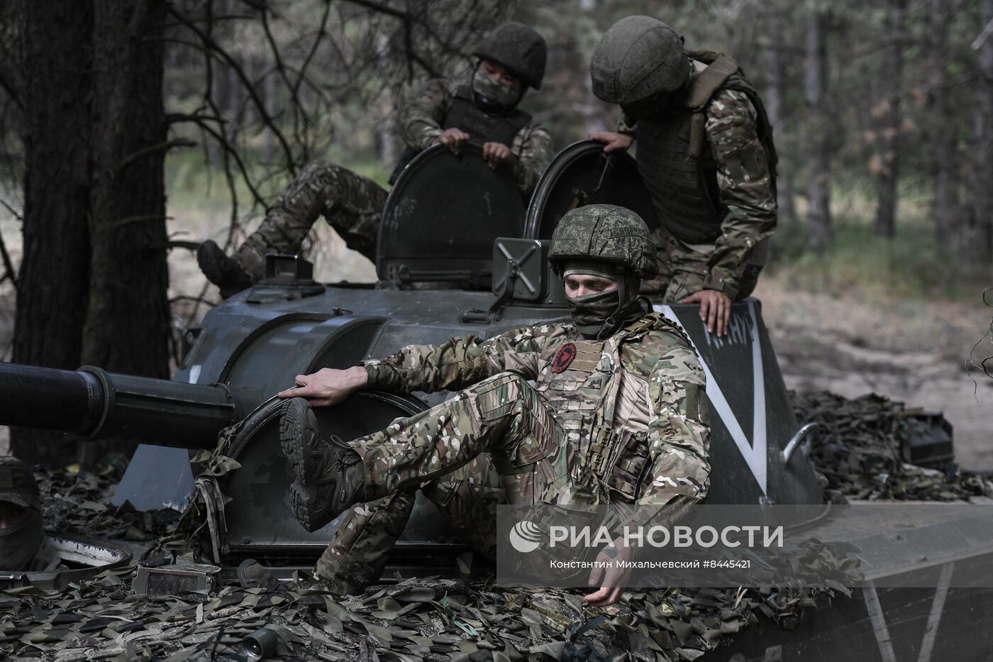 Работа расчёта БЛА Орлан-30 по разведке и обнаружению противника