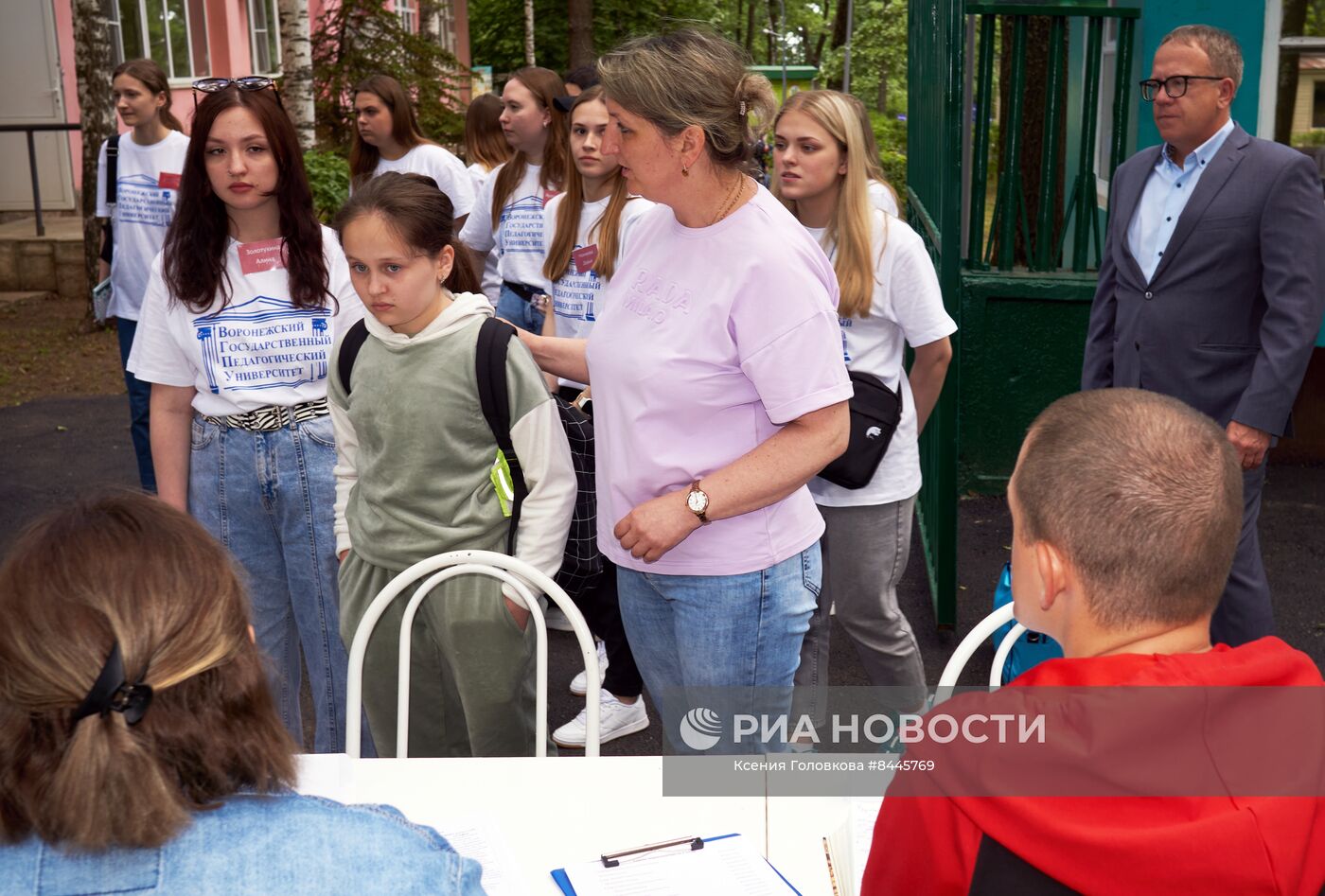 Дети из приграничных районов Белгородской области прибыли в лагерь под Воронежем