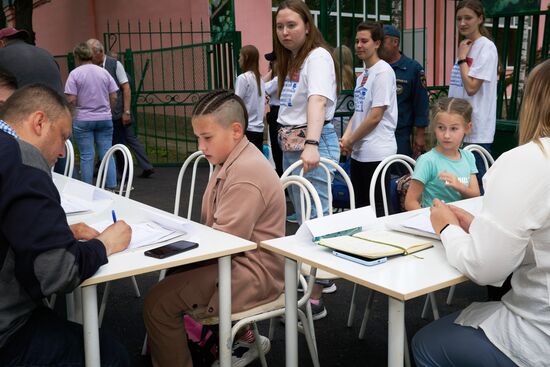 Дети из приграничных районов Белгородской области прибыли в лагерь под Воронежем