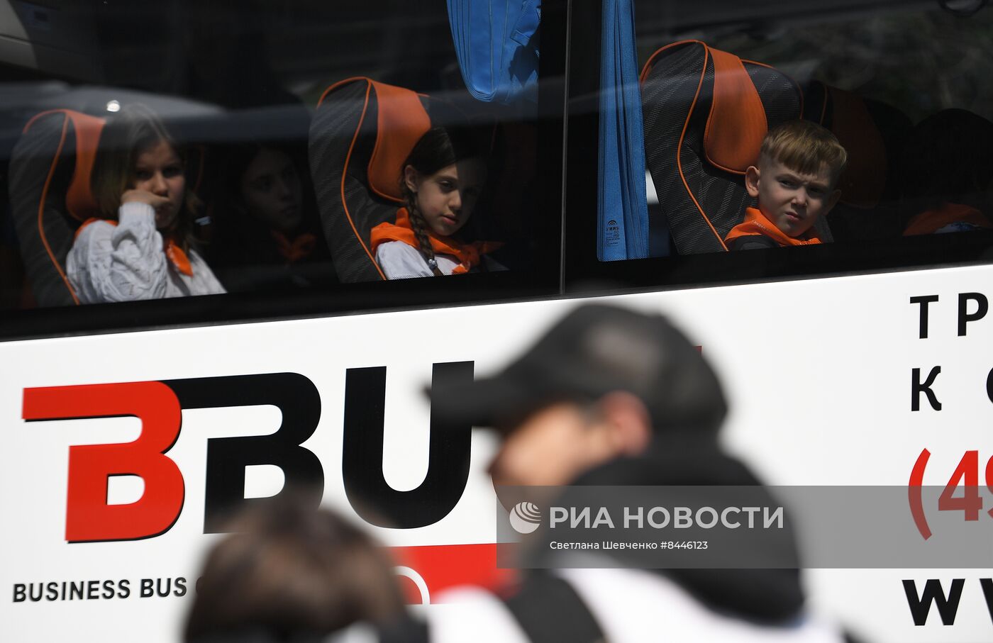 Отъезд детей на отдых в оздоровительные лагеря