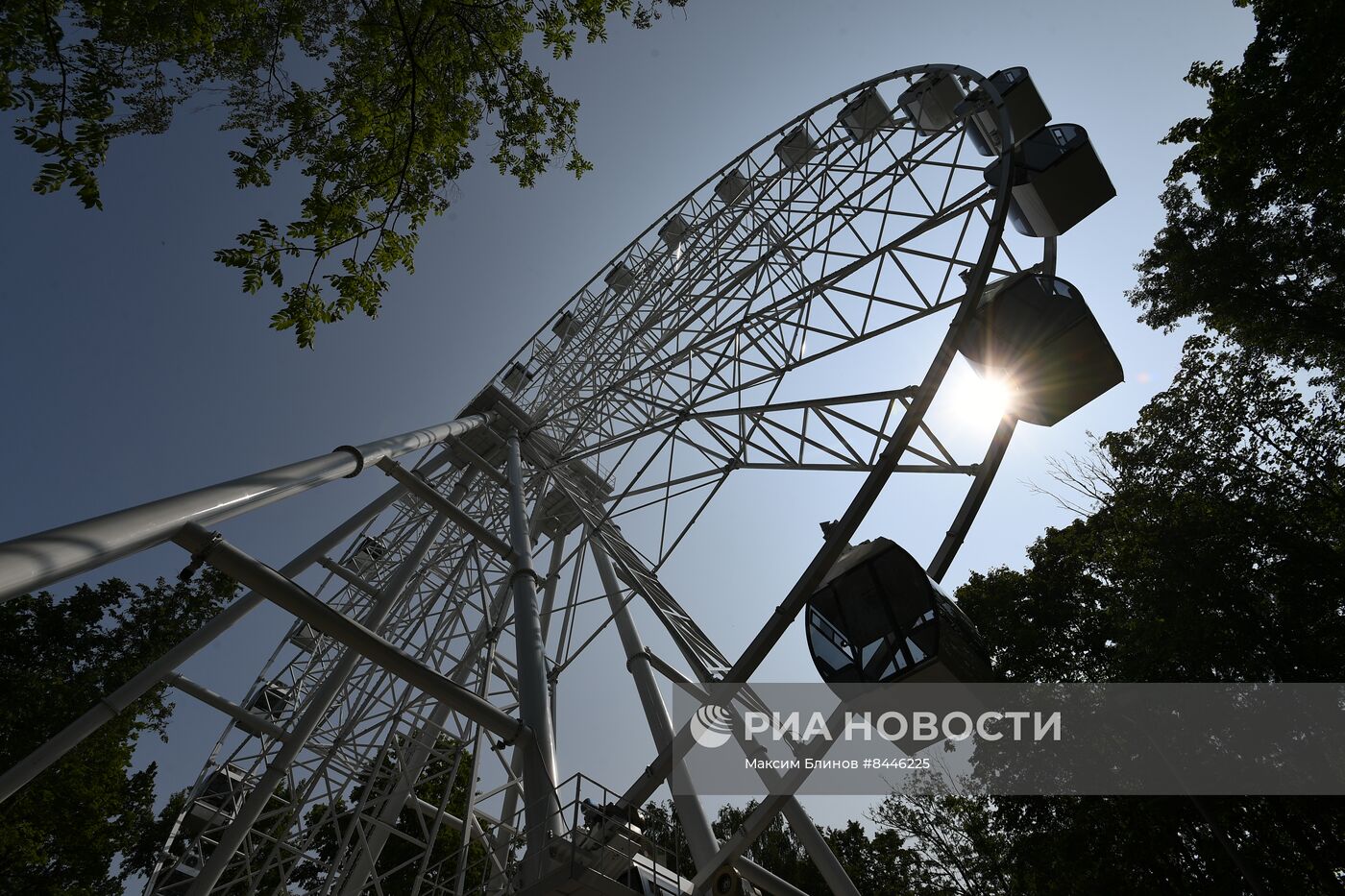 Открытие самого высокого колеса обозрения в Московской области