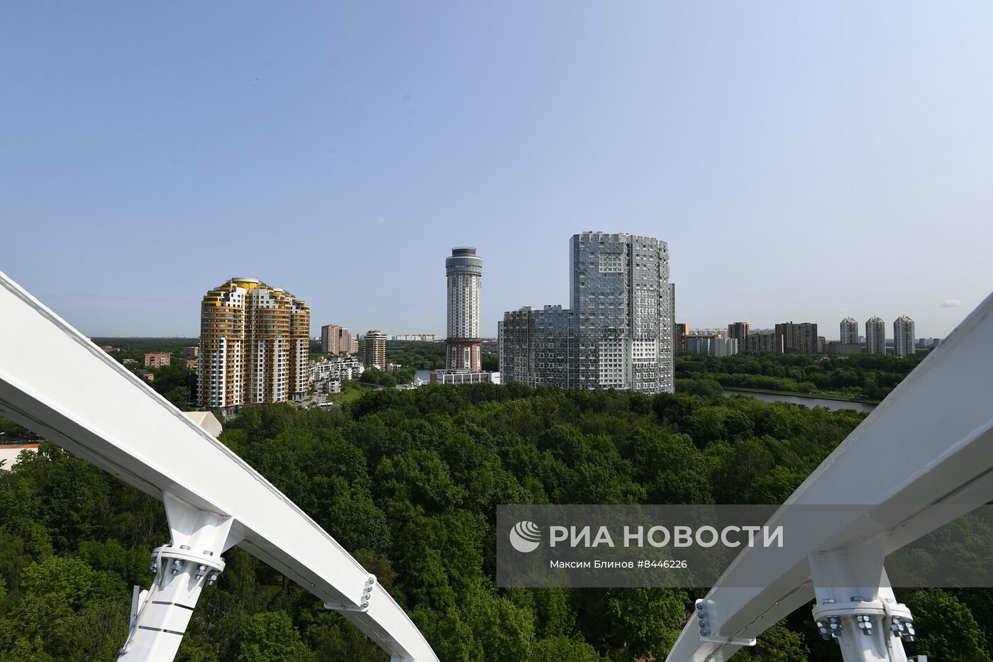 Открытие самого высокого колеса обозрения в Московской области