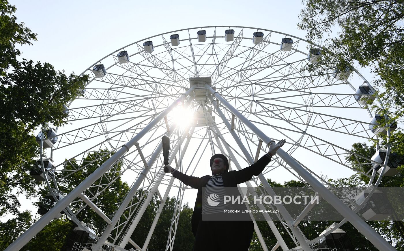 Открытие самого высокого колеса обозрения в Московской области