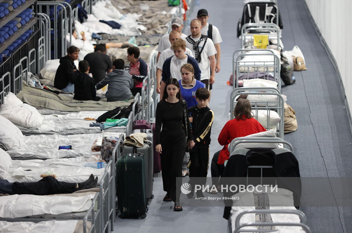 Пункт временного размещения в Белгороде принял первых жителей Шебекино