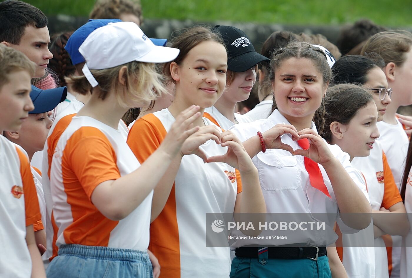 Празднование Дня защиты детей во Всероссийском детском центре "Орлёнок"