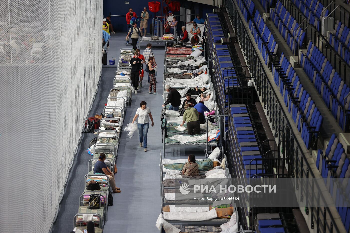 Пункт временного размещения в Белгороде принял первых жителей Шебекино