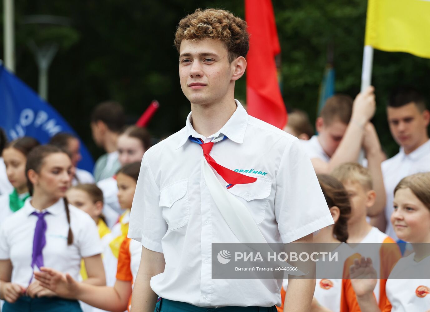 Празднование Дня защиты детей во Всероссийском детском центре "Орлёнок"