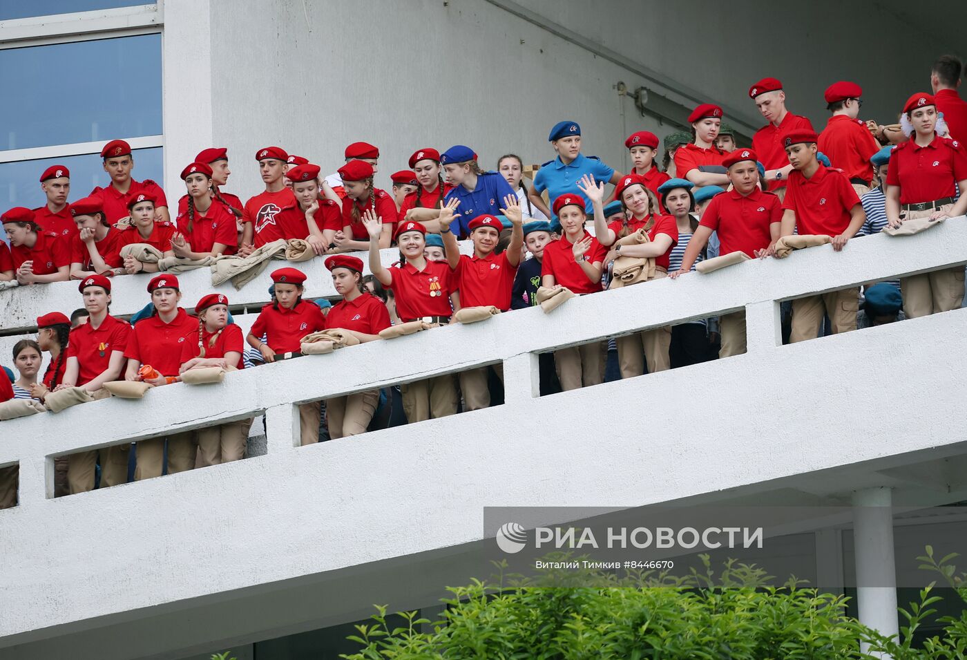 Празднование Дня защиты детей во Всероссийском детском центре "Орлёнок"