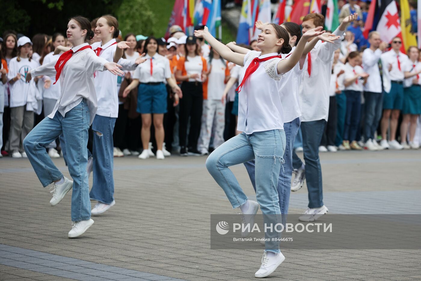 Празднование Дня защиты детей во Всероссийском детском центре "Орлёнок"