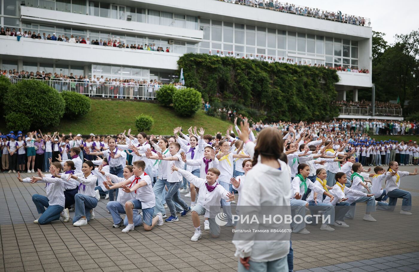 Празднование Дня защиты детей во Всероссийском детском центре "Орлёнок"