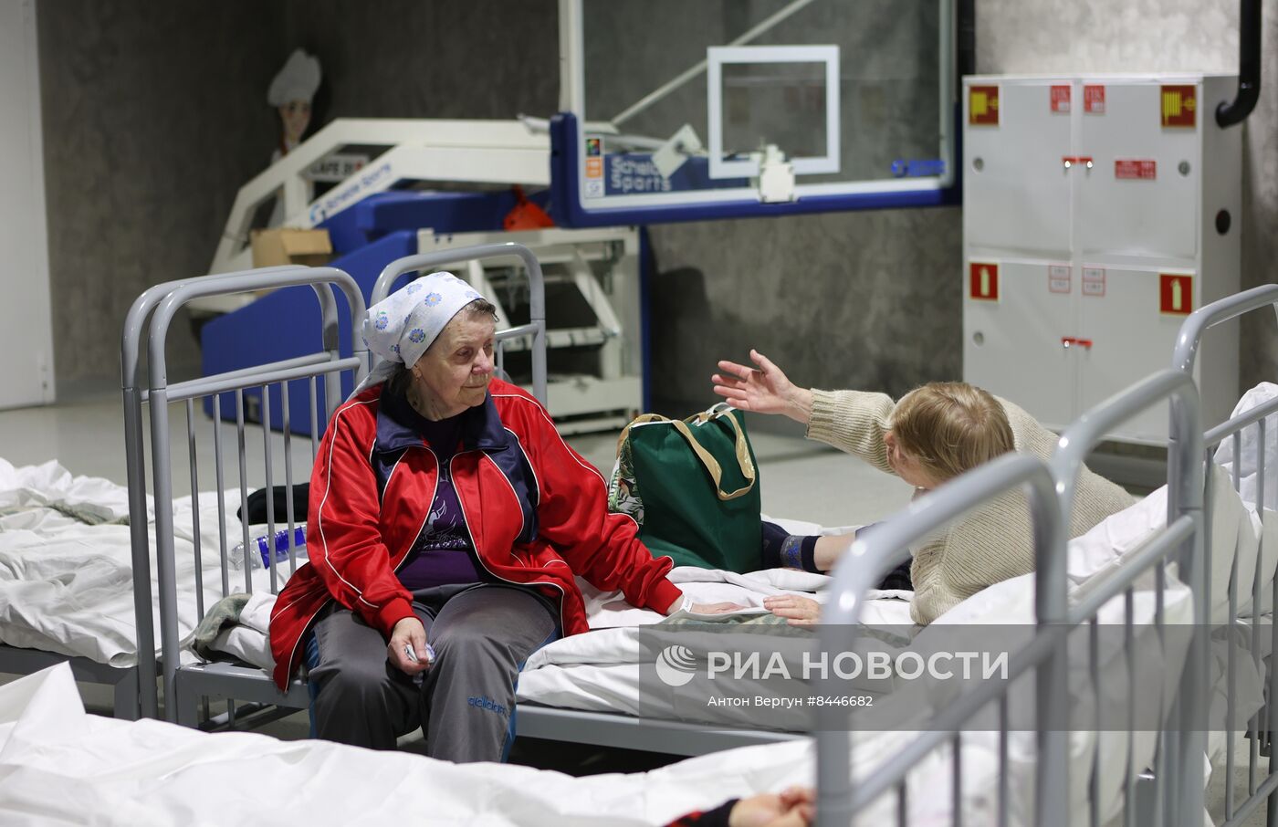 Пункт временного размещения в Белгороде принял первых жителей Шебекино