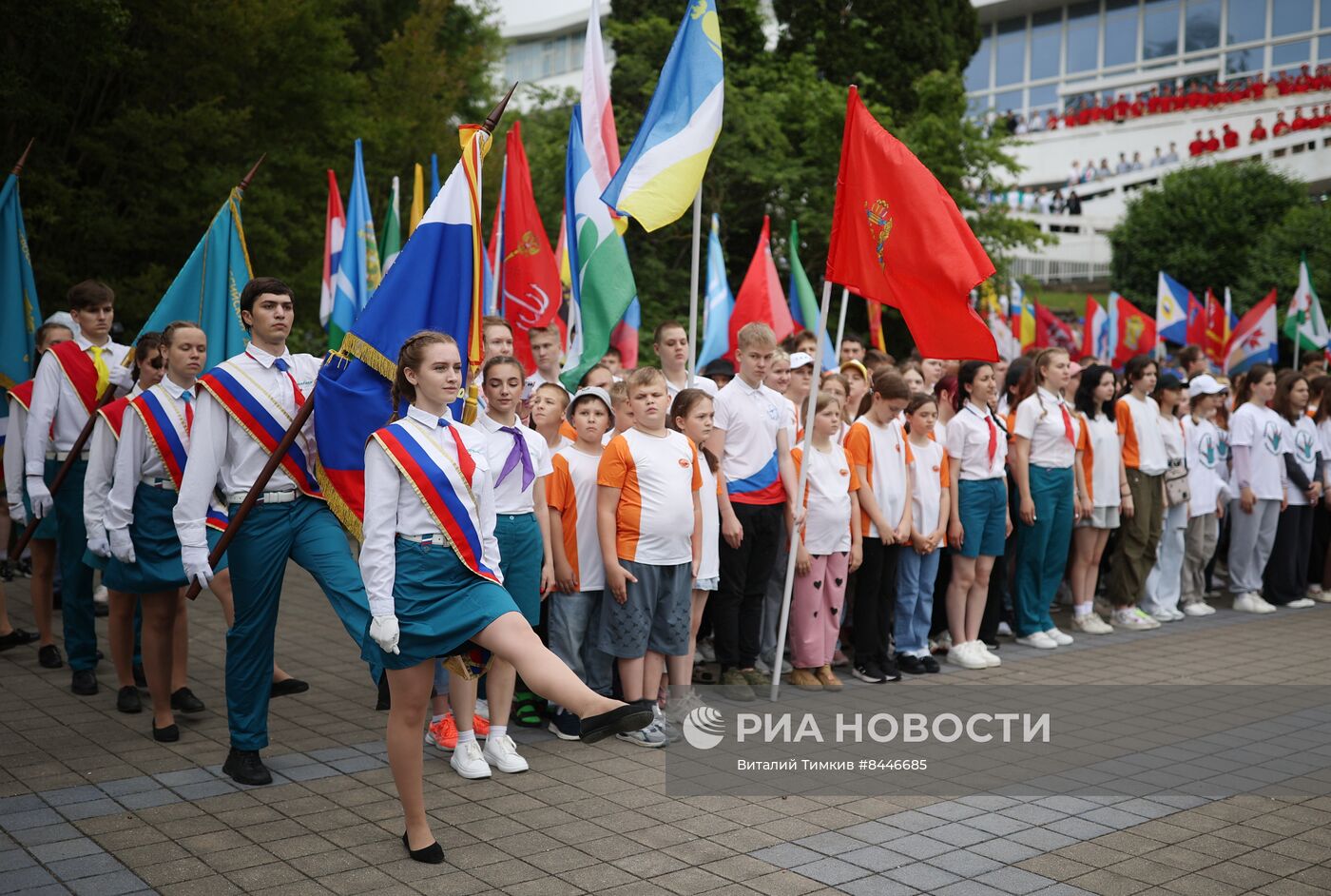 Празднование Дня защиты детей во Всероссийском детском центре "Орлёнок"