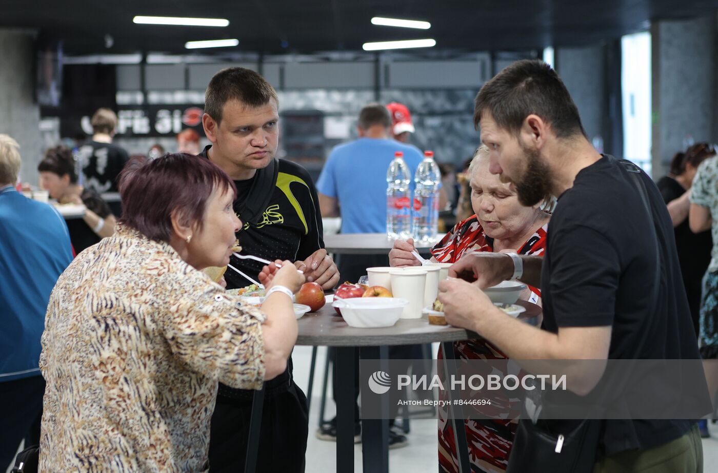 Пункт временного размещения в Белгороде принял первых жителей Шебекино