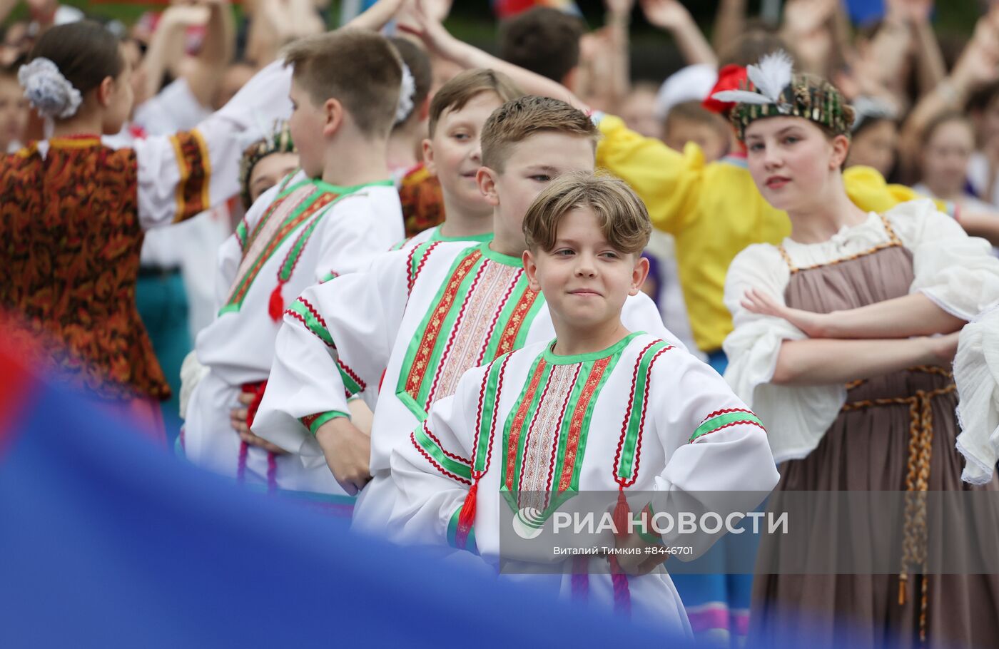 Празднование Дня защиты детей во Всероссийском детском центре "Орлёнок"