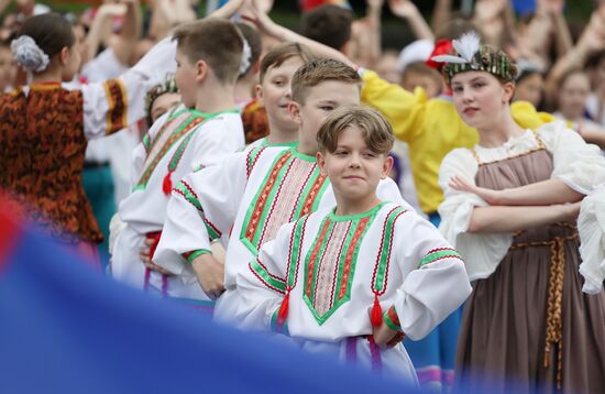 Празднование Дня защиты детей во Всероссийском детском центре "Орлёнок"