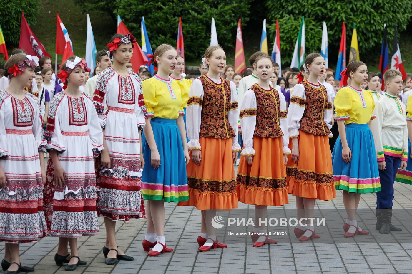 Празднование Дня защиты детей во Всероссийском детском центре "Орлёнок"