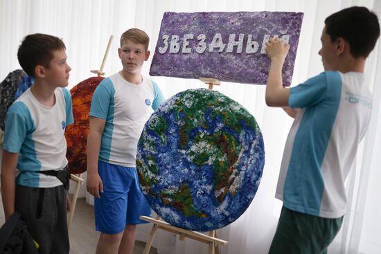 Празднование Дня защиты детей во Всероссийском детском центре "Орлёнок"