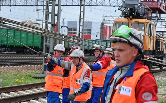 Соревнования по организации процесса ж/д перевозок в Чите