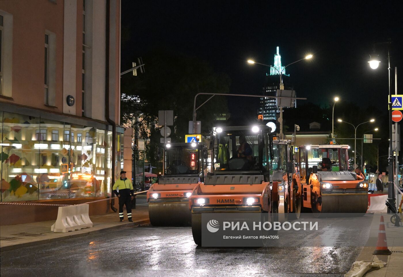 Работы по замене асфальта в Москве