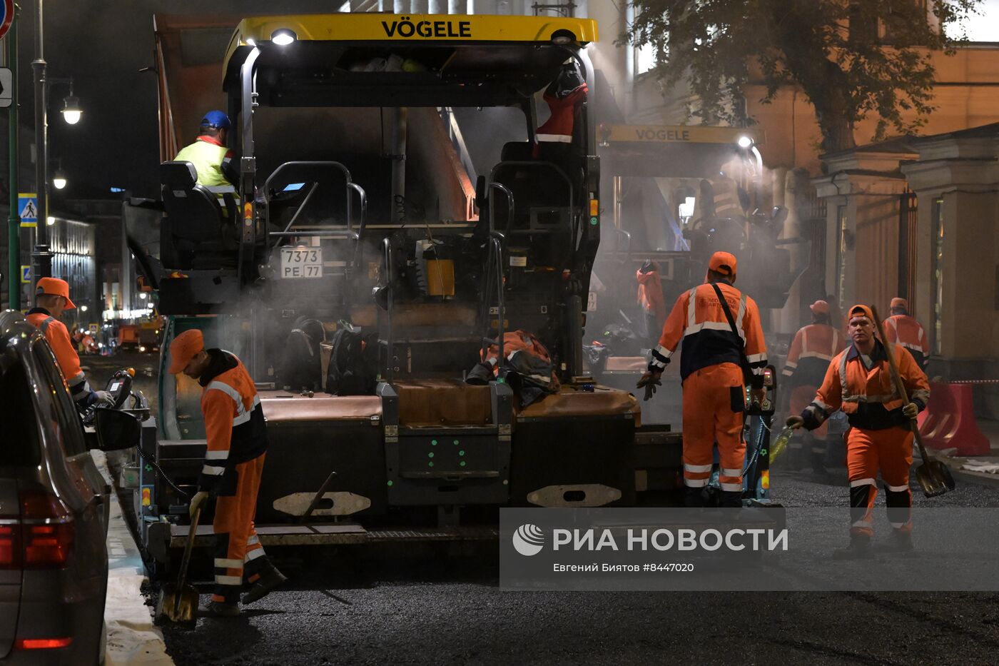 Работы по замене асфальта в Москве