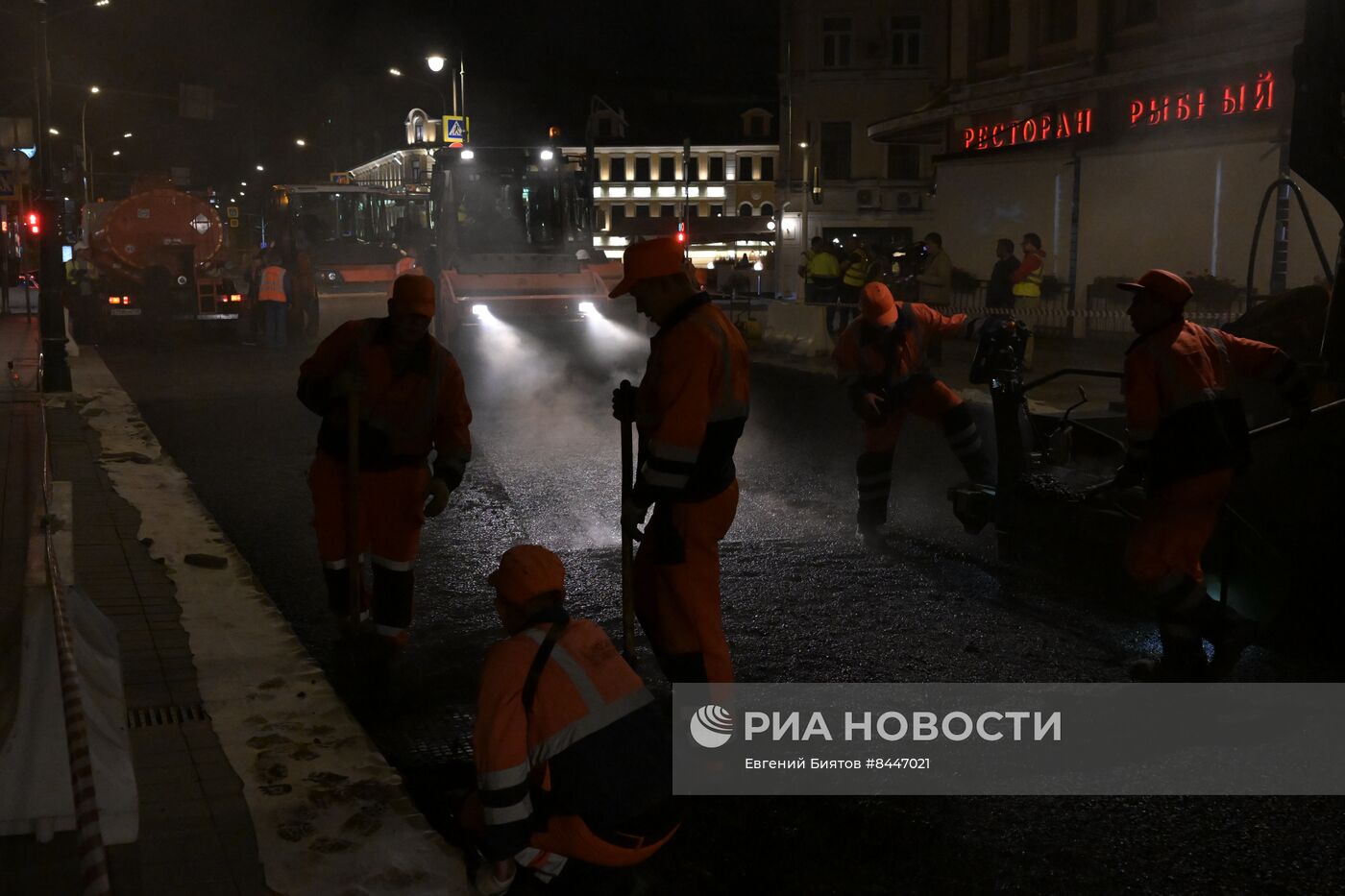 Работы по замене асфальта в Москве