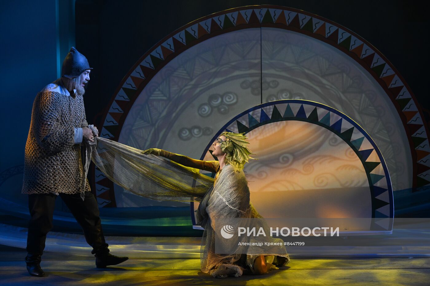 Генеральный прогон оперы "Сказка о рыбаке и рыбке" в Новосибирске
