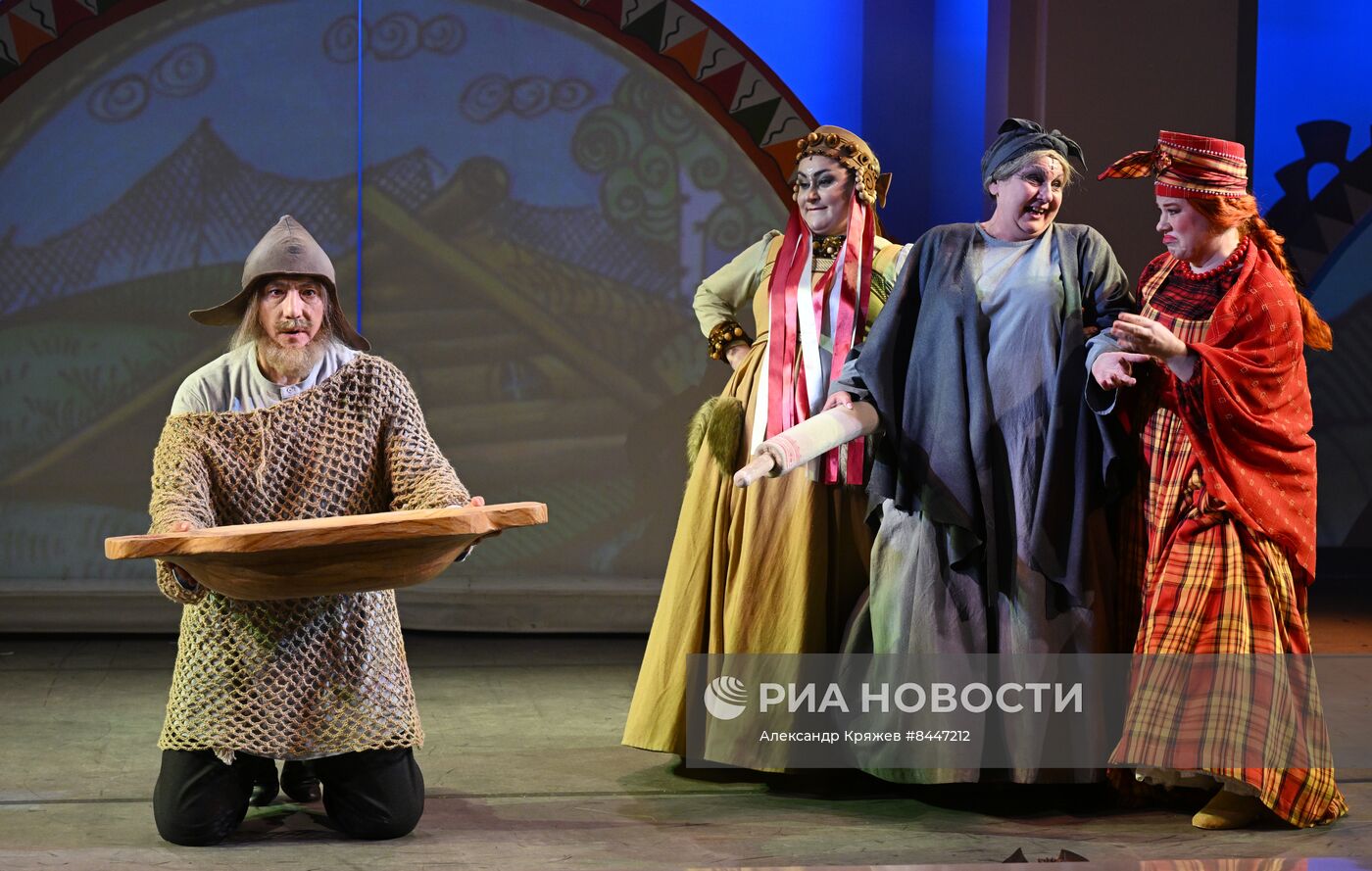 Генеральный прогон оперы "Сказка о рыбаке и рыбке" в Новосибирске