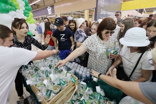 Открытие гипермаркета "ПАLLET" в Макеевке