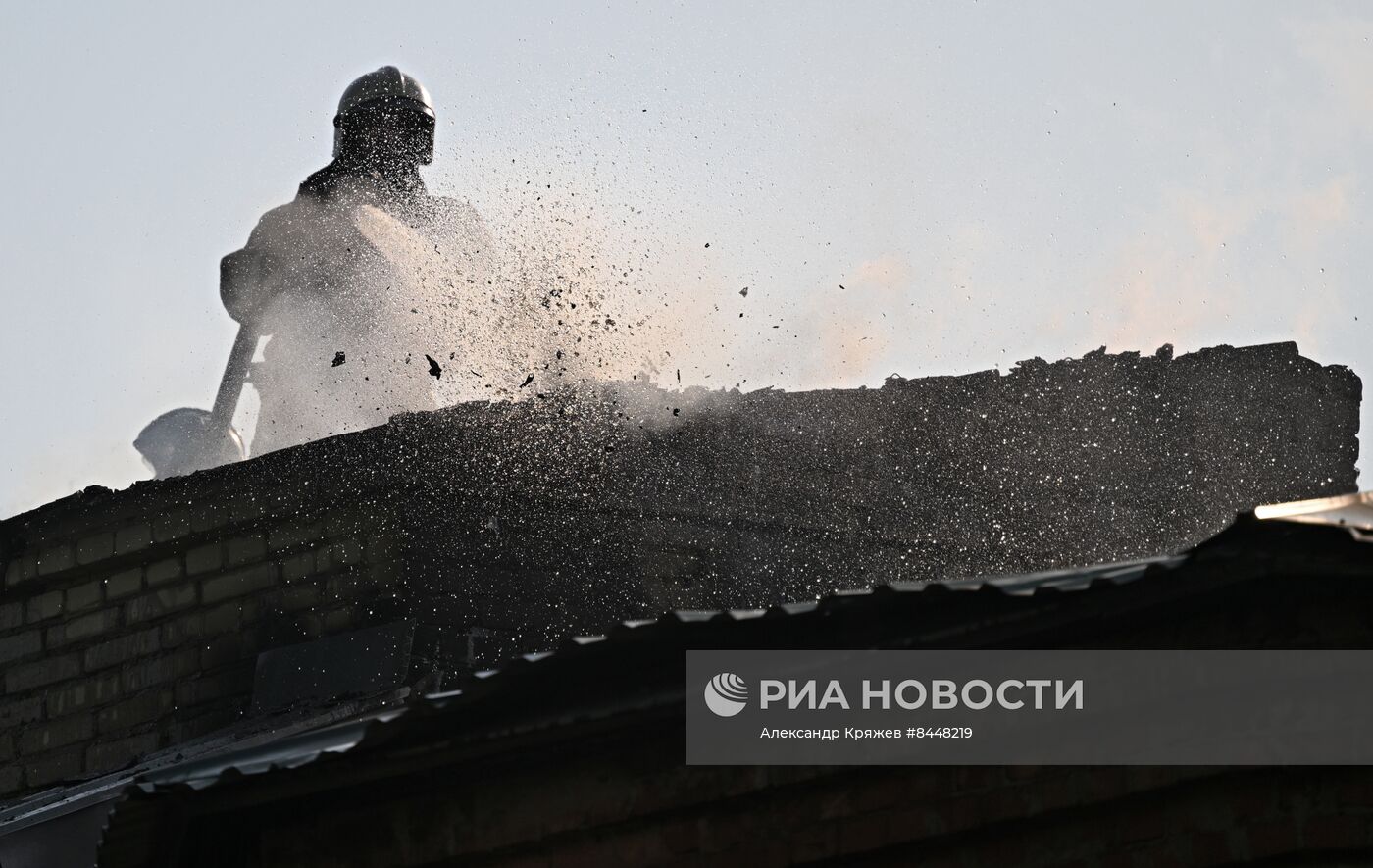 Пожар в клинической больнице в Новосибирске