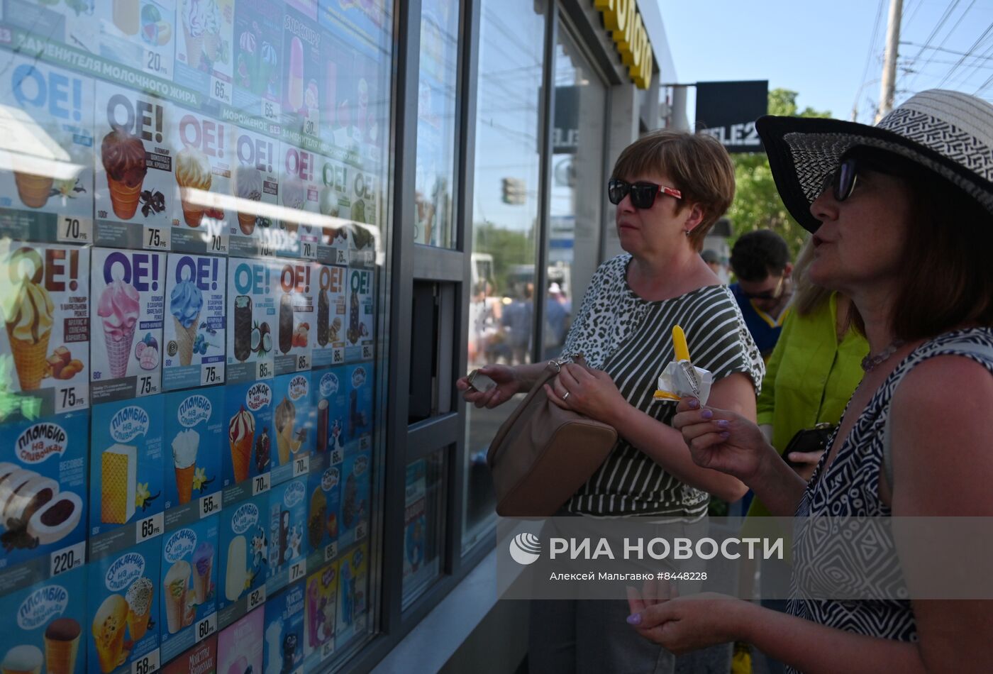 Жаркая погода в Омске