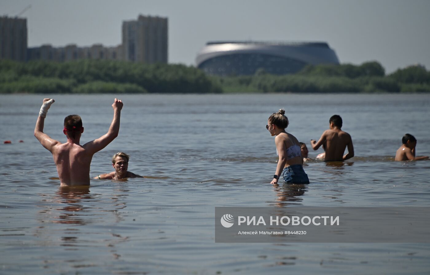 Жаркая погода в Омске