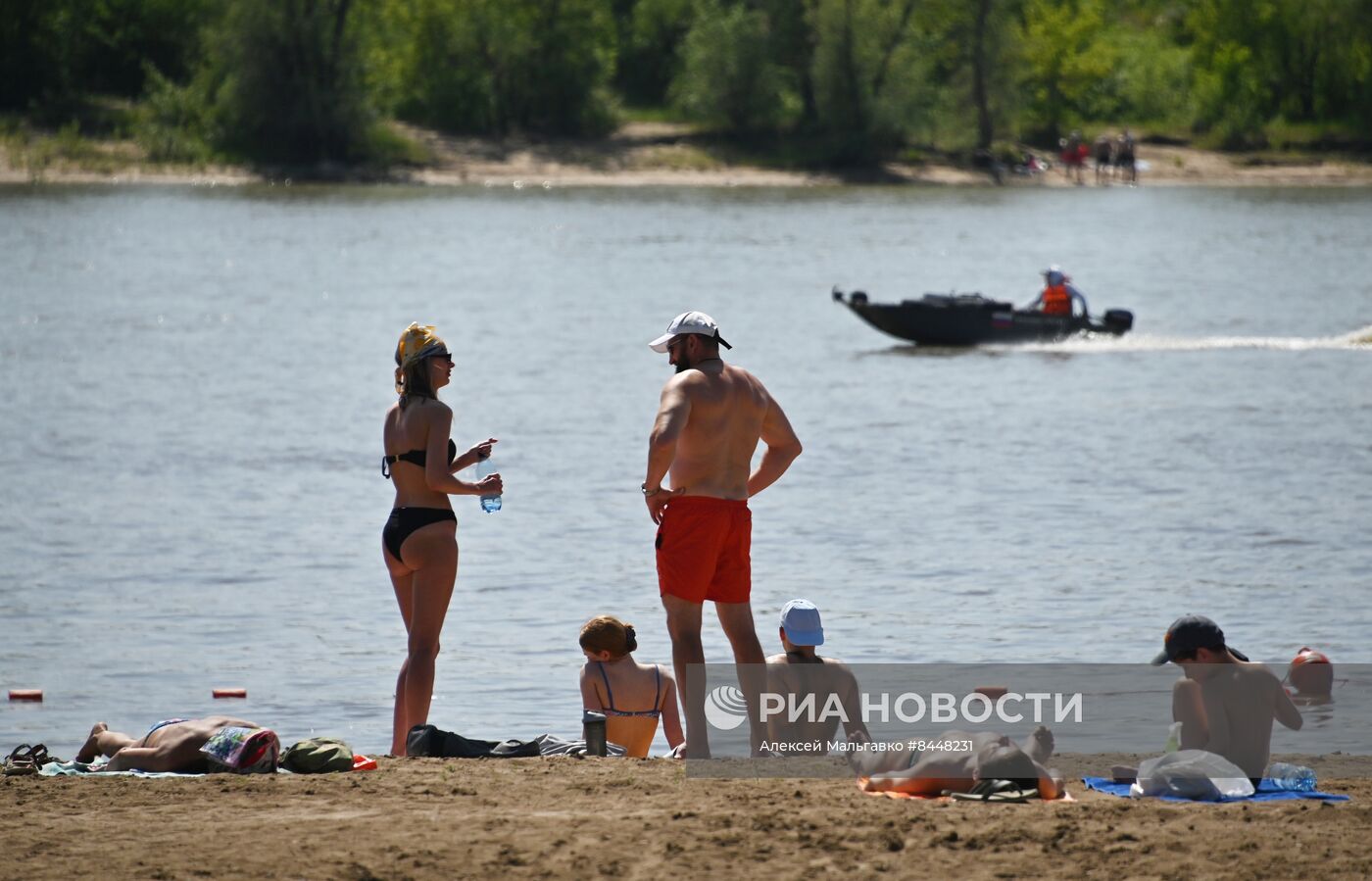 Жаркая погода в Омске