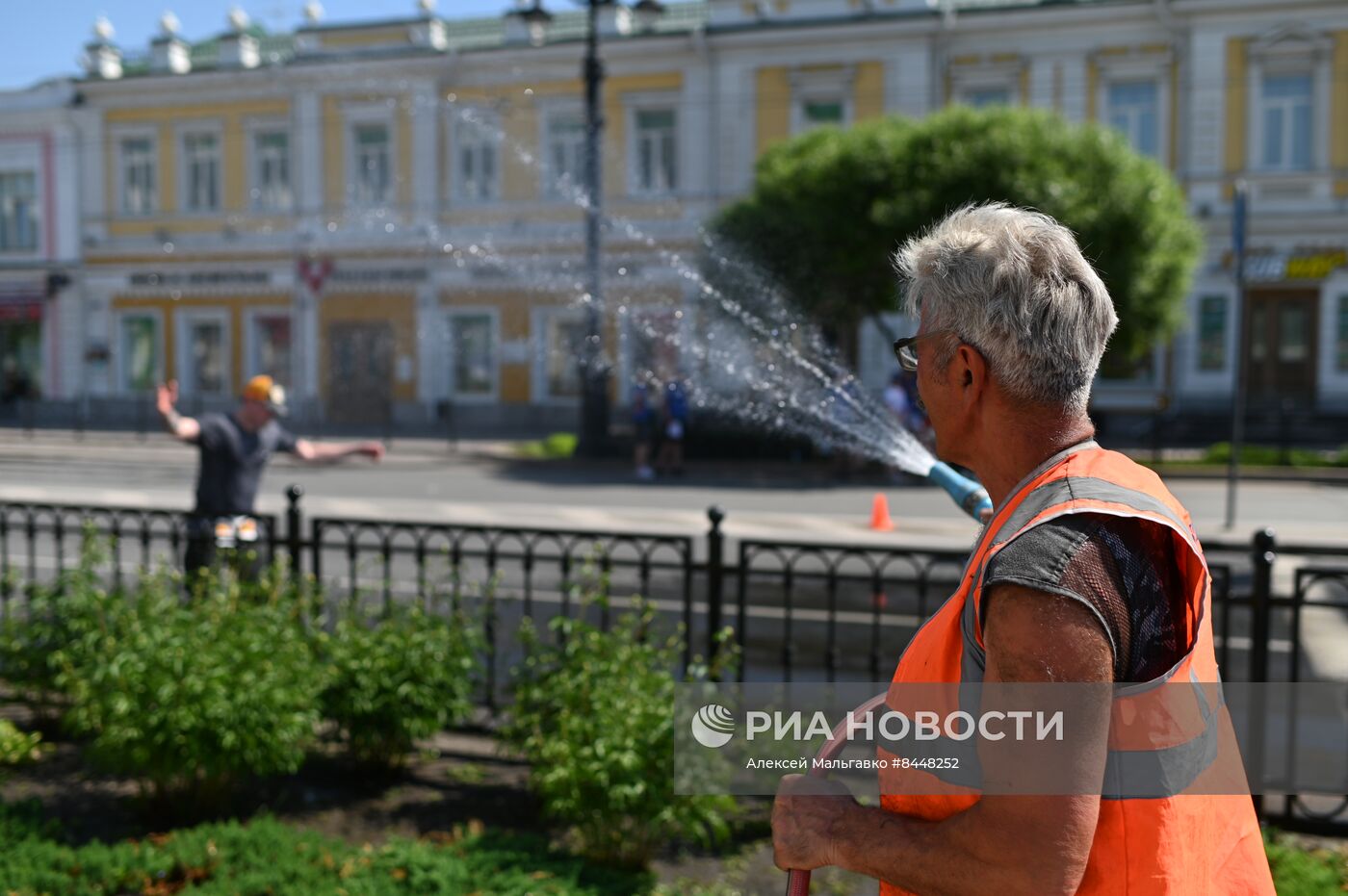 Жаркая погода в Омске