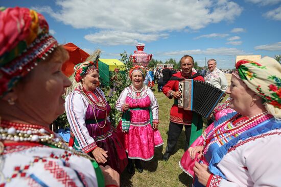 Национально-фольклорный праздник "Акша Келу" в Мордовии