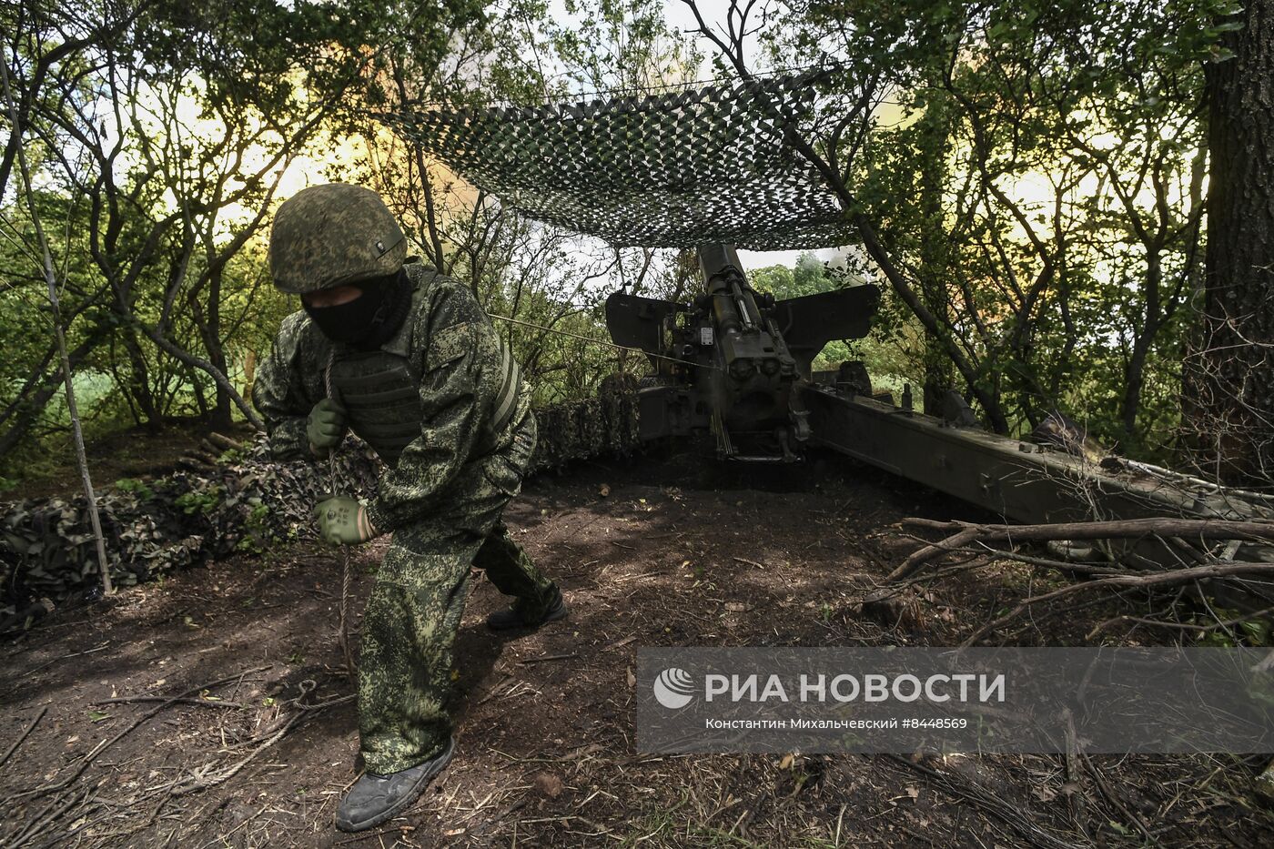 Российская артиллерия уничтожила на Запорожском направлении украинскую САУ