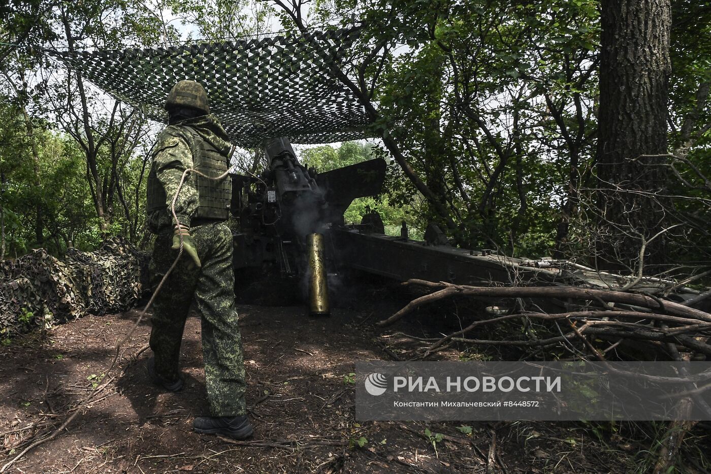 Российская артиллерия уничтожила на Запорожском направлении украинскую САУ