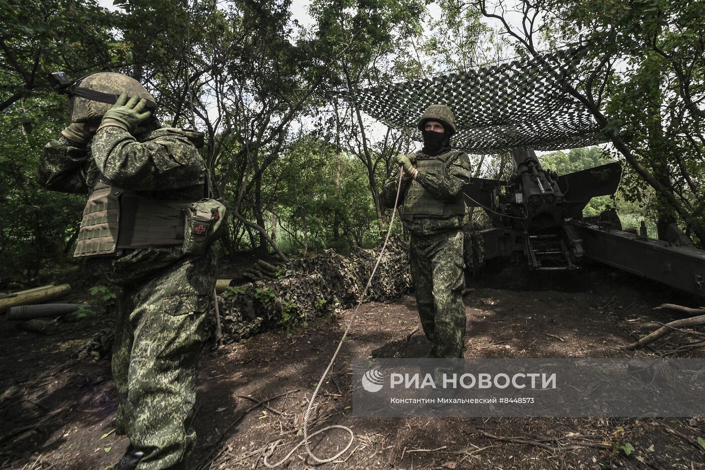 Российская артиллерия уничтожила на Запорожском направлении украинскую САУ