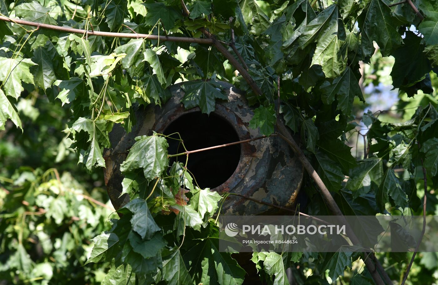 Боевая работа самоходной гаубицы 2С19 "Мста-С" с закрытых огневых позиций в ЛНР